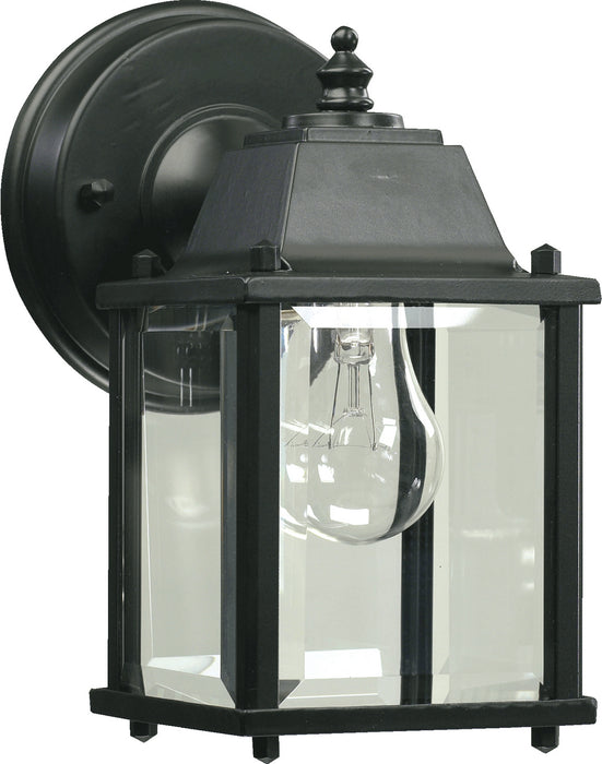 Quorum 780-15 One Light Wall Mount, Black
