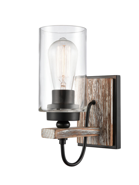 Innovations 442-1W-BK-G4422 One Light Wall Sconce, Matte Black