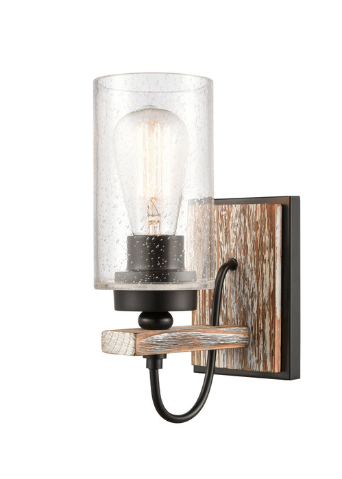 Innovations 442-1W-BK-G4424 One Light Wall Sconce, Matte Black