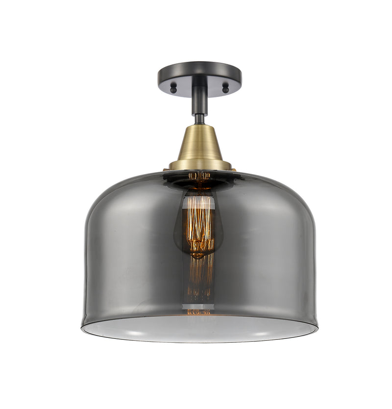 Innovations 447-1C-BAB-G73-L-LED LED Flush Mount, Black Antique Brass