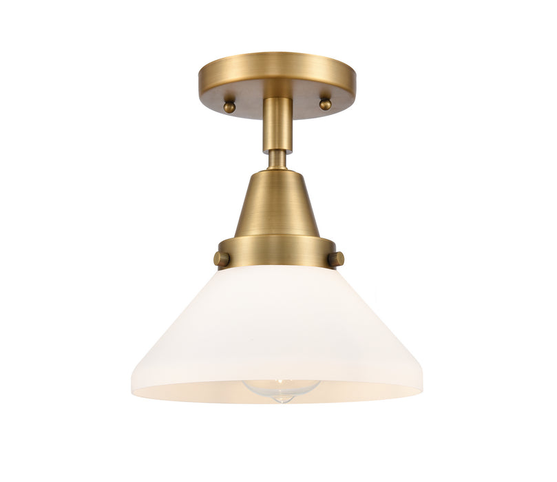 Innovations 447-1C-BB-G4471-LED LED Flush Mount, Brushed Brass
