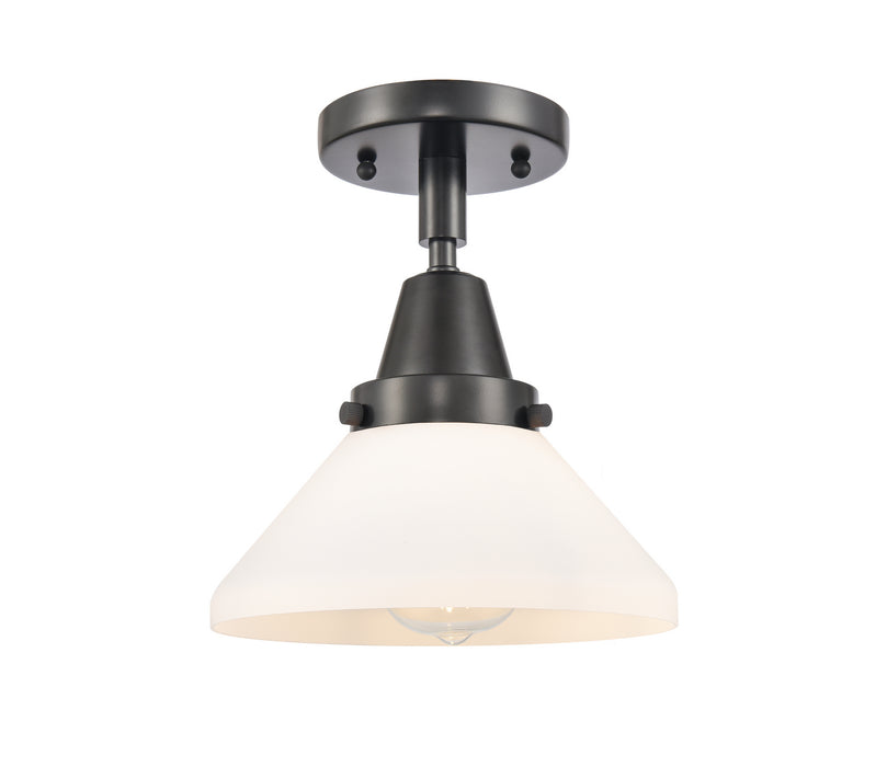 Innovations 447-1C-BK-G4471-LED LED Flush Mount, Matte Black