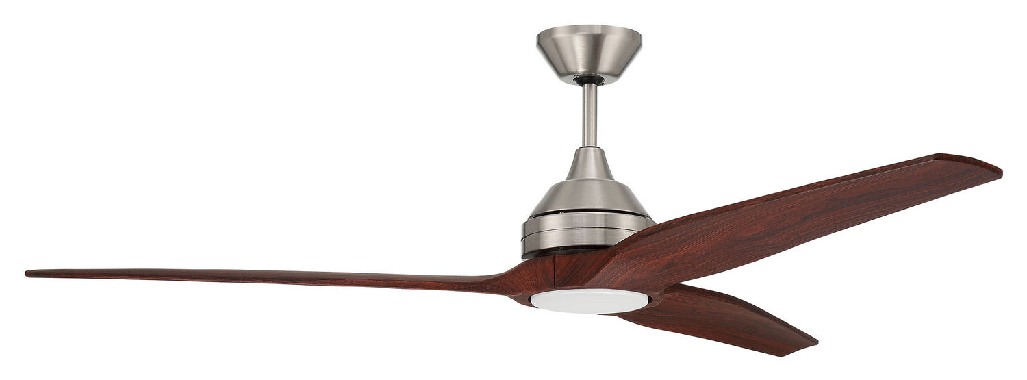 Craftmade LIM60BNK3 60"Ceiling Fan, Brushed Polished Nickel