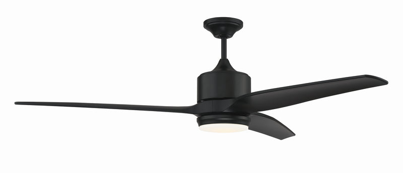 Craftmade MOB60FB3 60"Ceiling Fan, Flat Black