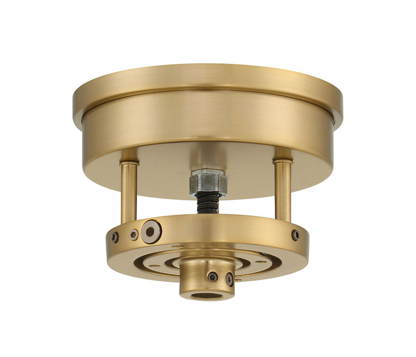 Craftmade SMA180-SB Slope Mount Adapter, Satin Brass