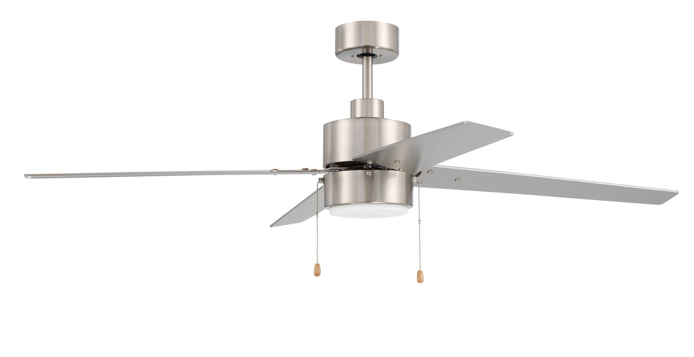 Craftmade TER52BNK4 52"Ceiling Fan, Brushed Polished Nickel