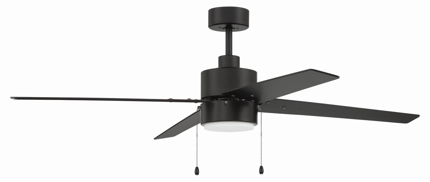 Craftmade TER52FB4 52"Ceiling Fan, Flat Black