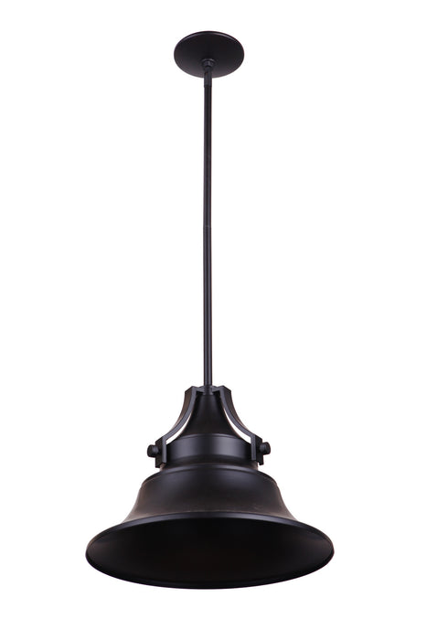 Craftmade Z4401-MN One Light Pendant, Midnight