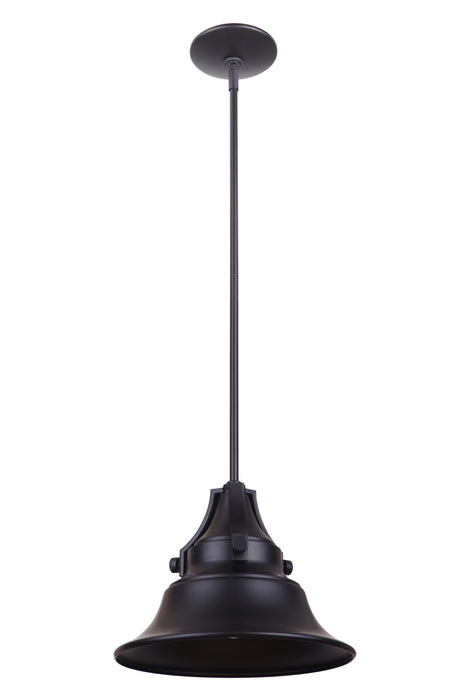 Craftmade Z4411-MN One Light Pendant, Midnight