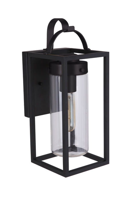 Craftmade ZA4804-MN One Light Outdoor Wall Lantern, Midnight