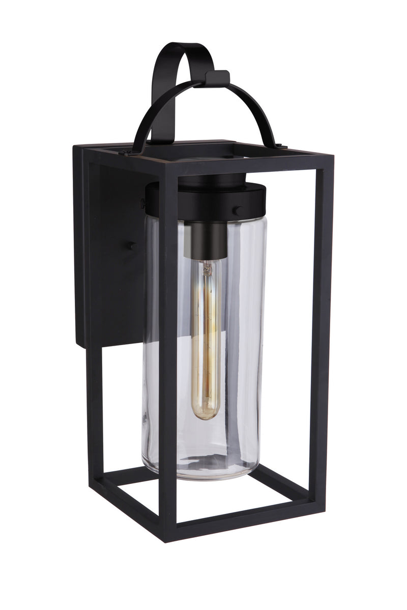 Craftmade ZA4814-MN One Light Outdoor Wall Lantern, Midnight