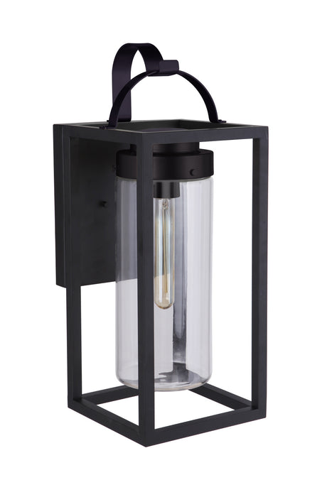 Craftmade ZA4824-MN One Light Outdoor Wall Lantern, Midnight
