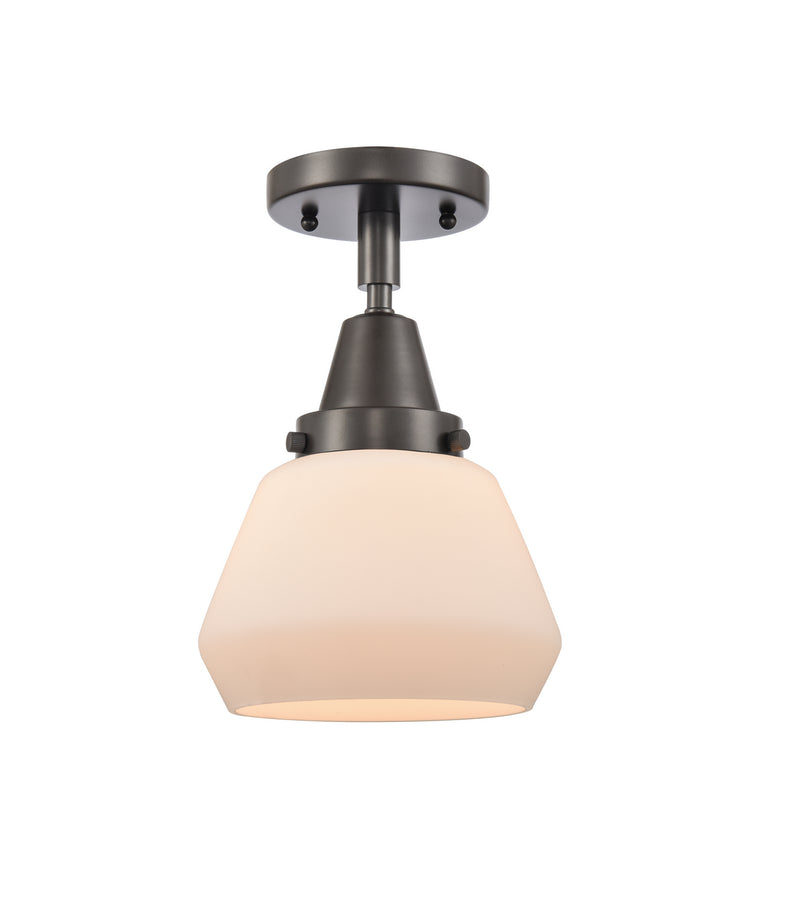 Innovations 447-1C-OB-G171 One Light Flush Mount, Oil Rubbed Bronze