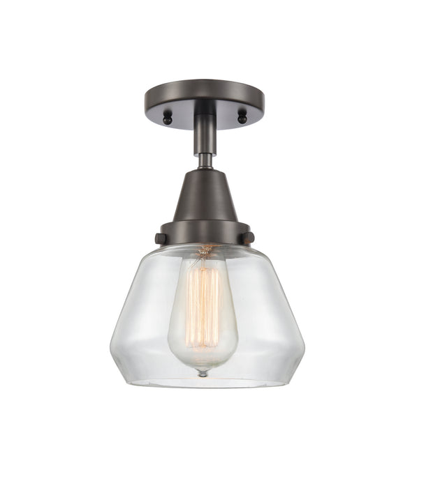 Innovations 447-1C-OB-G172 One Light Flush Mount, Oil Rubbed Bronze