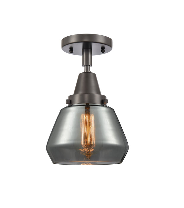 Innovations 447-1C-OB-G173 One Light Flush Mount, Oil Rubbed Bronze