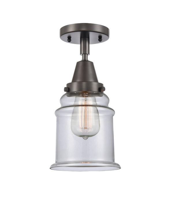 Innovations 447-1C-OB-G182 One Light Flush Mount, Oil Rubbed Bronze