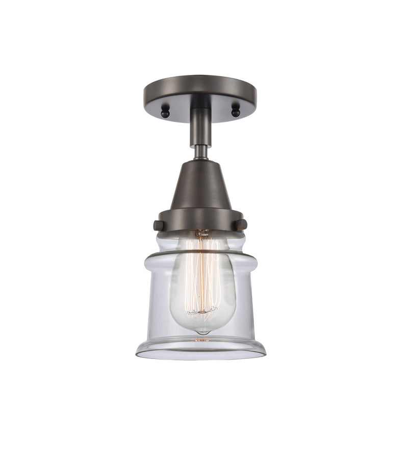 Innovations 447-1C-OB-G182S One Light Flush Mount, Oil Rubbed Bronze