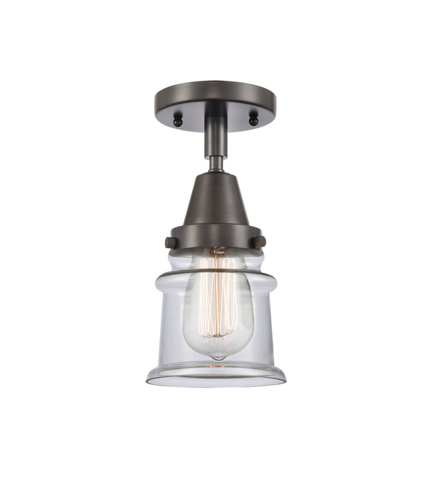 Innovations 447-1C-OB-G182S One Light Flush Mount, Oil Rubbed Bronze