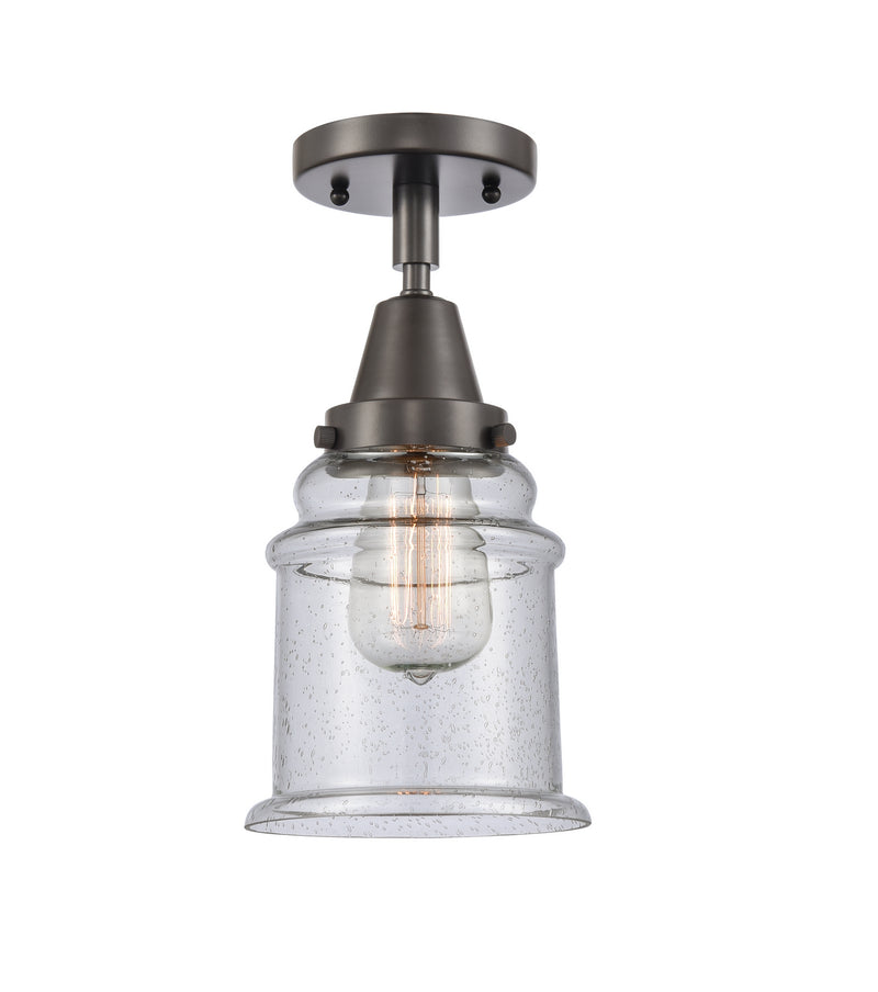 Innovations 447-1C-OB-G184-LED LED Flush Mount, Oil Rubbed Bronze