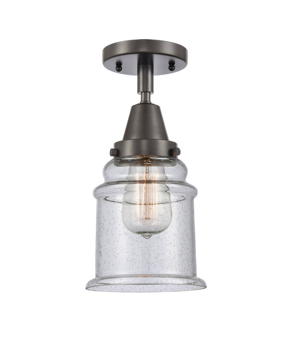 Innovations 447-1C-OB-G184-LED LED Flush Mount, Oil Rubbed Bronze