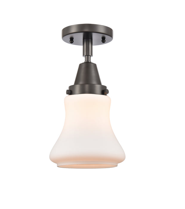 Innovations 447-1C-OB-G191 One Light Flush Mount, Oil Rubbed Bronze