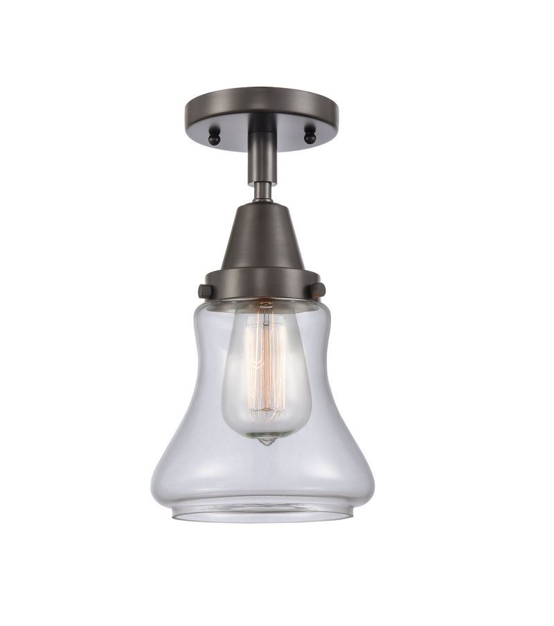Innovations 447-1C-OB-G192 One Light Flush Mount, Oil Rubbed Bronze