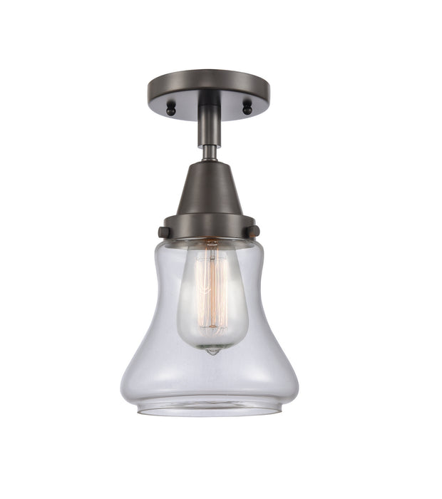 Innovations 447-1C-OB-G192 One Light Flush Mount, Oil Rubbed Bronze