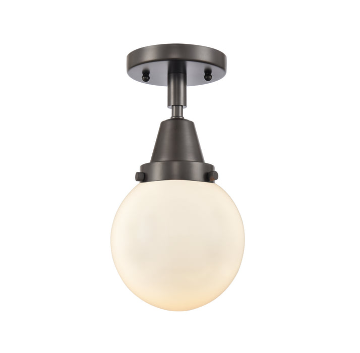 Innovations 447-1C-OB-G201-6-LED LED Flush Mount, Oil Rubbed Bronze