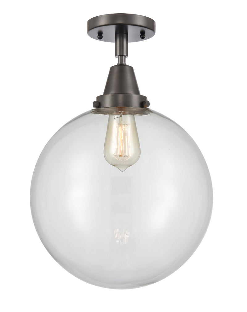Innovations 447-1C-OB-G202-12-LED LED Flush Mount, Oil Rubbed Bronze