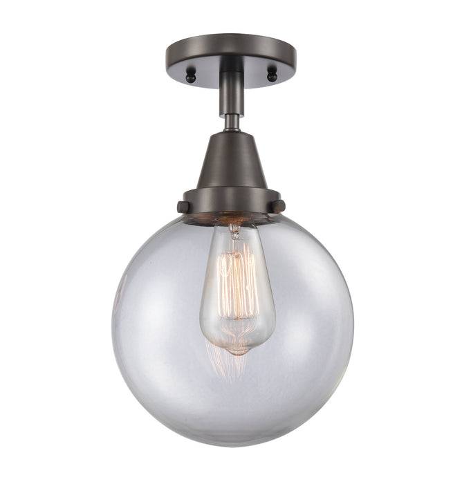Innovations 447-1C-OB-G202-8-LED LED Flush Mount, Oil Rubbed Bronze