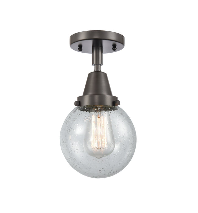 Innovations 447-1C-OB-G204-6-LED LED Flush Mount, Oil Rubbed Bronze