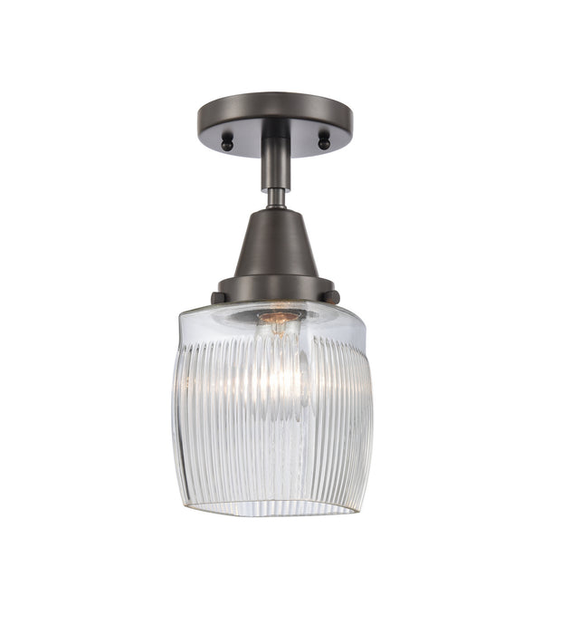 Innovations 447-1C-OB-G302-LED LED Flush Mount, Oil Rubbed Bronze