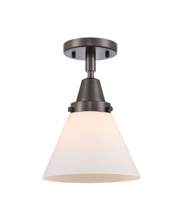 Innovations 447-1C-OB-G41 One Light Flush Mount, Oil Rubbed Bronze