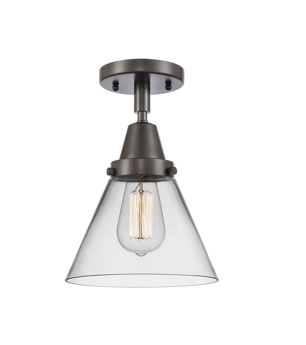 Innovations 447-1C-OB-G42 One Light Flush Mount, Oil Rubbed Bronze
