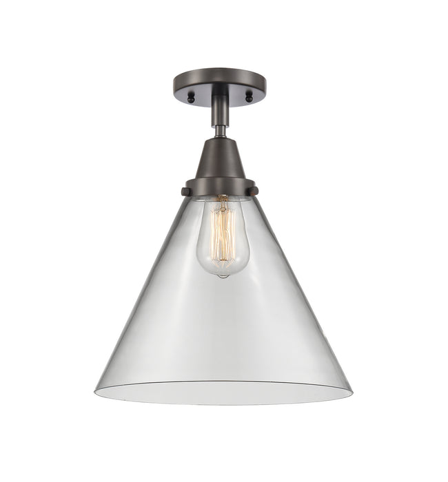 Innovations 447-1C-OB-G42-L One Light Flush Mount, Oil Rubbed Bronze