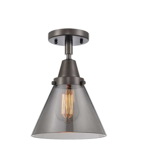 Innovations 447-1C-OB-G43 One Light Flush Mount, Oil Rubbed Bronze