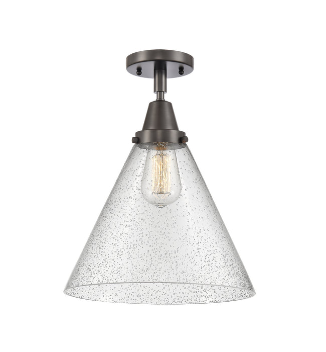 Innovations 447-1C-OB-G44-L-LED LED Flush Mount, Oil Rubbed Bronze