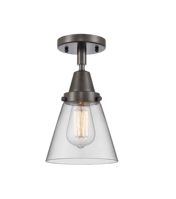 Innovations 447-1C-OB-G62 One Light Flush Mount, Oil Rubbed Bronze