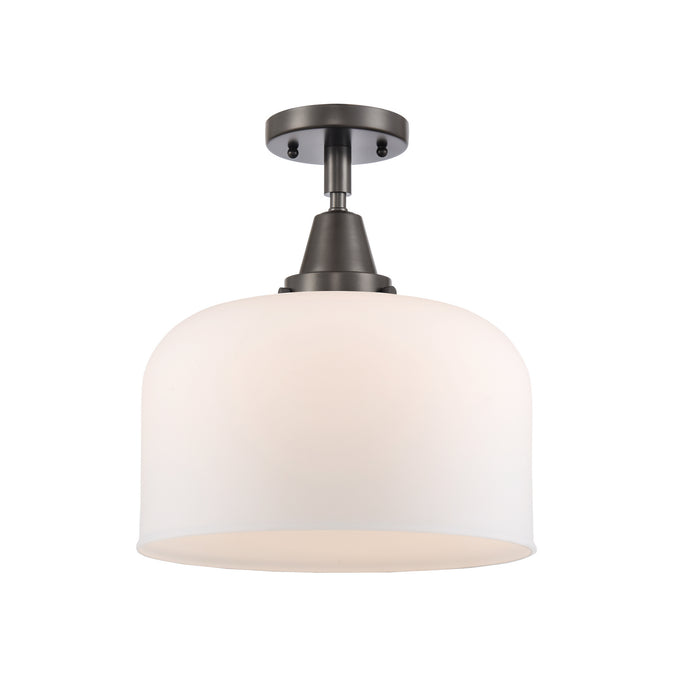 Innovations 447-1C-OB-G71-L One Light Flush Mount, Oil Rubbed Bronze