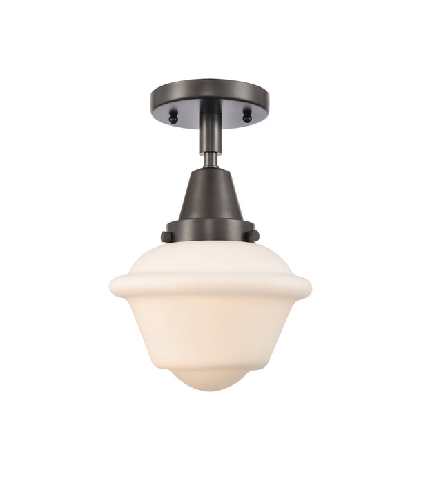 Innovations 447-1C-OB-G531 One Light Flush Mount, Oil Rubbed Bronze