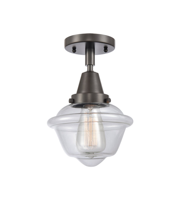 Innovations 447-1C-OB-G532 One Light Flush Mount, Oil Rubbed Bronze