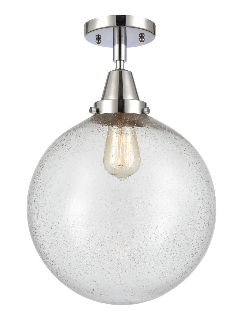 Innovations 447-1C-PC-G204-12-LED LED Flush Mount, Polished Chrome