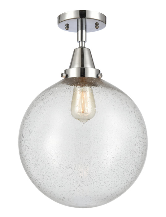 Innovations 447-1C-PC-G204-12-LED LED Flush Mount, Polished Chrome