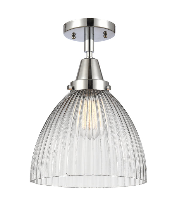 Innovations 447-1C-PC-G222-LED LED Flush Mount, Polished Chrome
