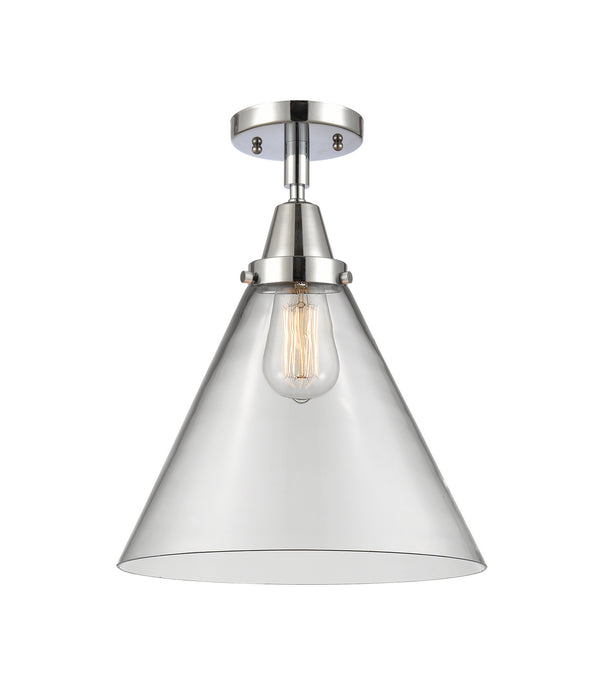 Innovations 447-1C-PC-G42-L-LED LED Flush Mount, Polished Chrome