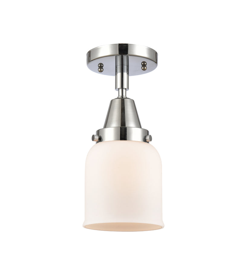 Innovations 447-1C-PC-G51 One Light Flush Mount, Polished Chrome