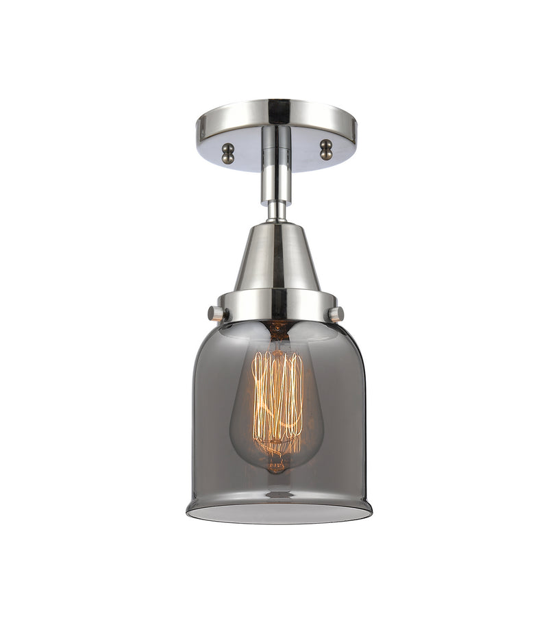 Innovations 447-1C-PC-G53 One Light Flush Mount, Polished Chrome
