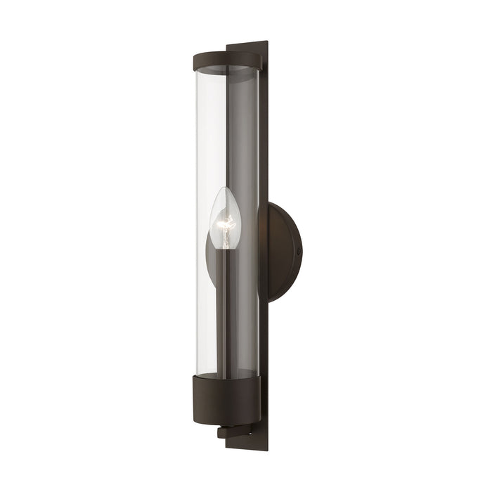 Livex Lighting 10142-07 One Light Wall Sconce, Bronze