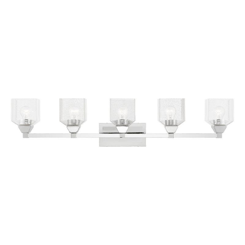 Livex Lighting 10385-05 Five Light Vanity Sconce, Polished Chrome