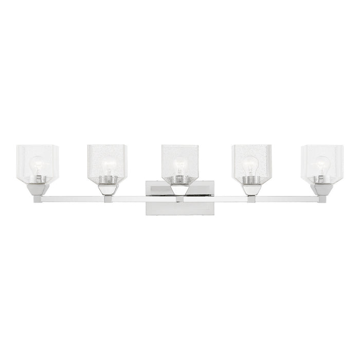 Livex Lighting 10385-05 Five Light Vanity Sconce, Polished Chrome